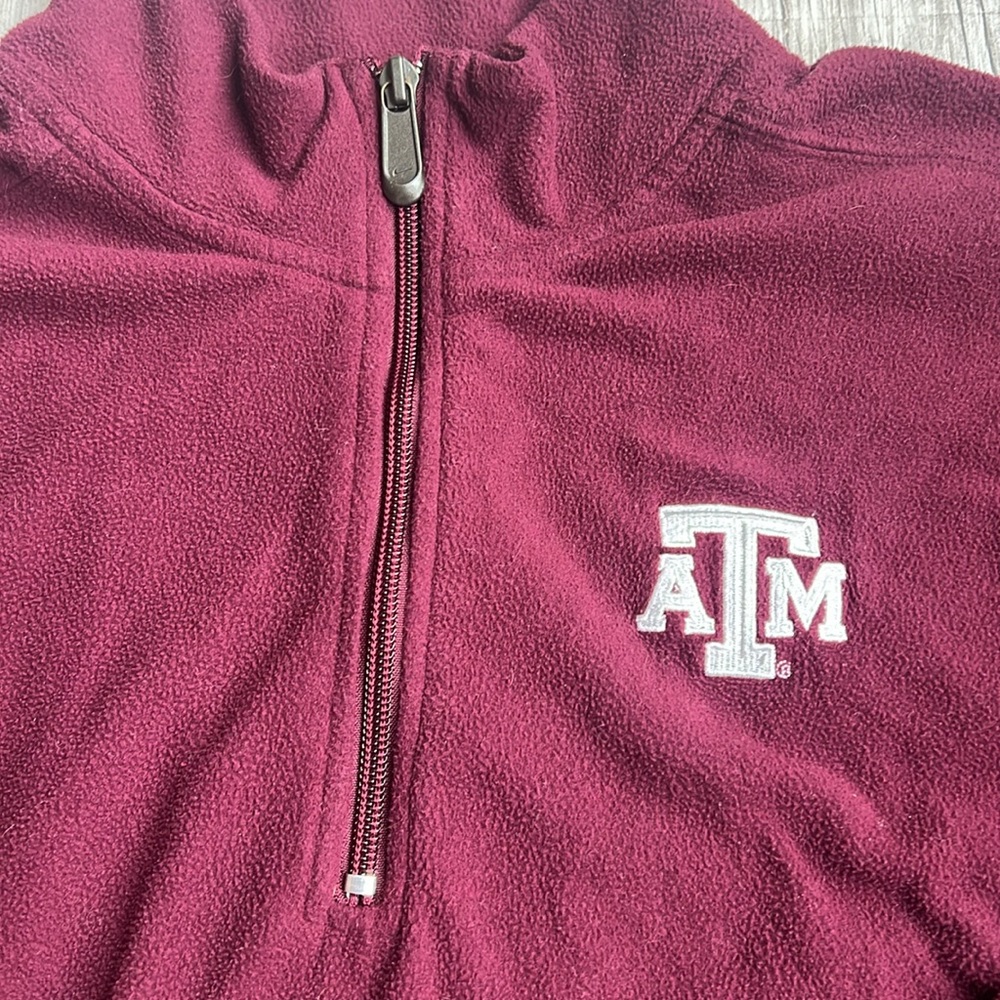Sports Specialties by Nike Women’s‎ A&M Aggies Half Zip Fleece Sweater Size S